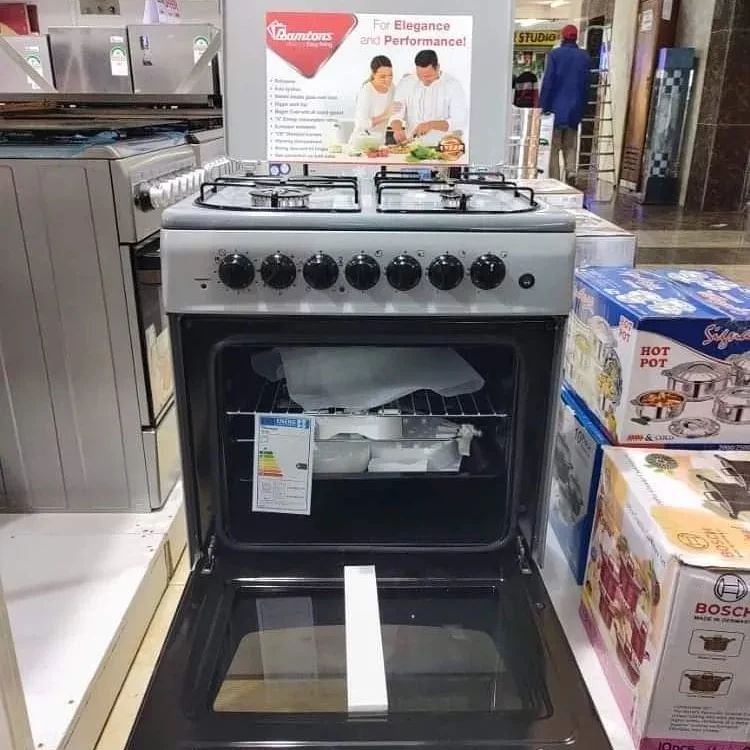 Ramtons 3g+1e 60×60 Silver Cooker- Rf/406