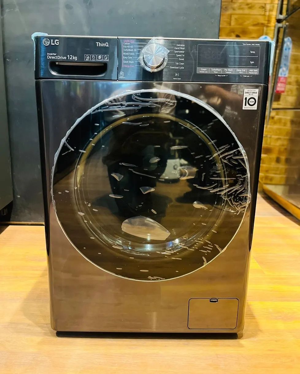 LG Washing Machine 12Kg Front Load Washer Model:F4V9BWP2E