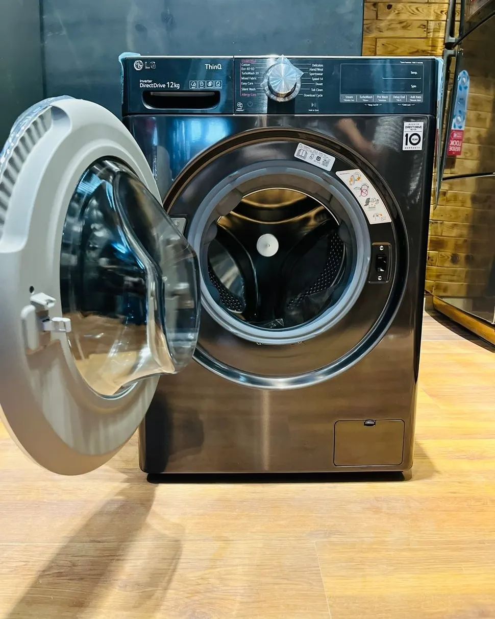 LG Washing Machine 12Kg Front Load Washer Model:F4V9BWP2E