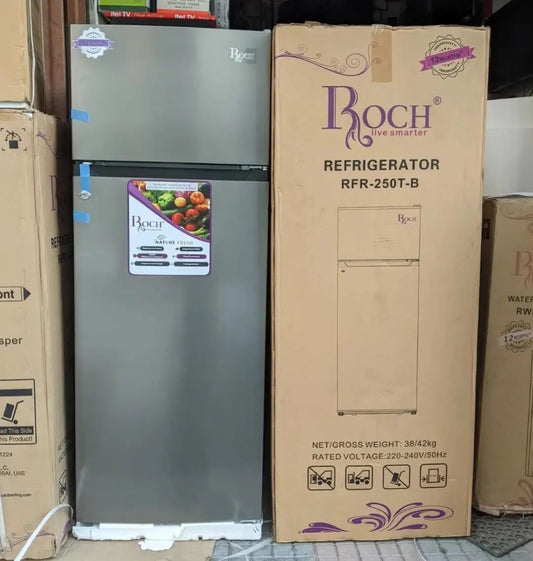 Roch Double Door Fridge RFR-210DT-I 176L