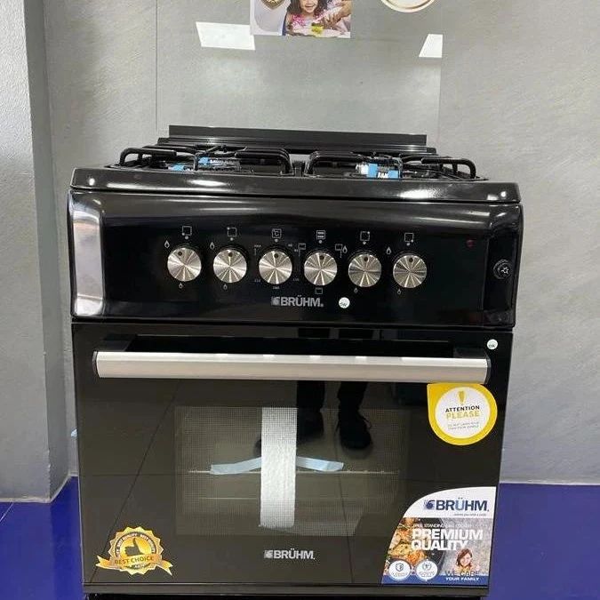 BRUHM FREE STANDING GAS COOKER 60×60