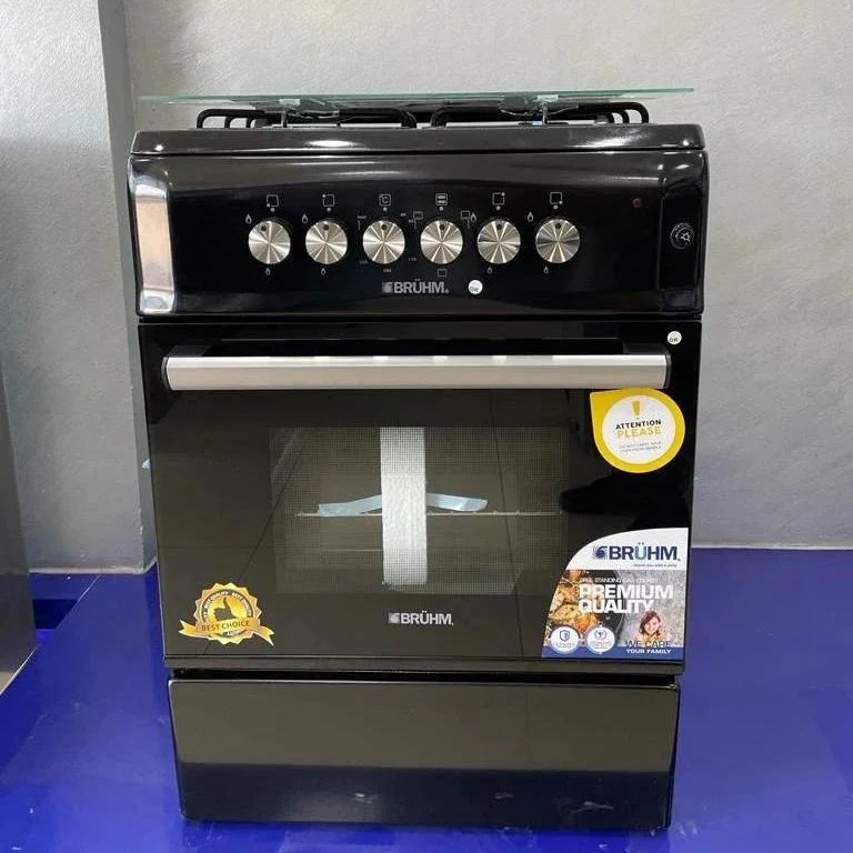 BRUHM FREE STANDING GAS COOKER 60×60