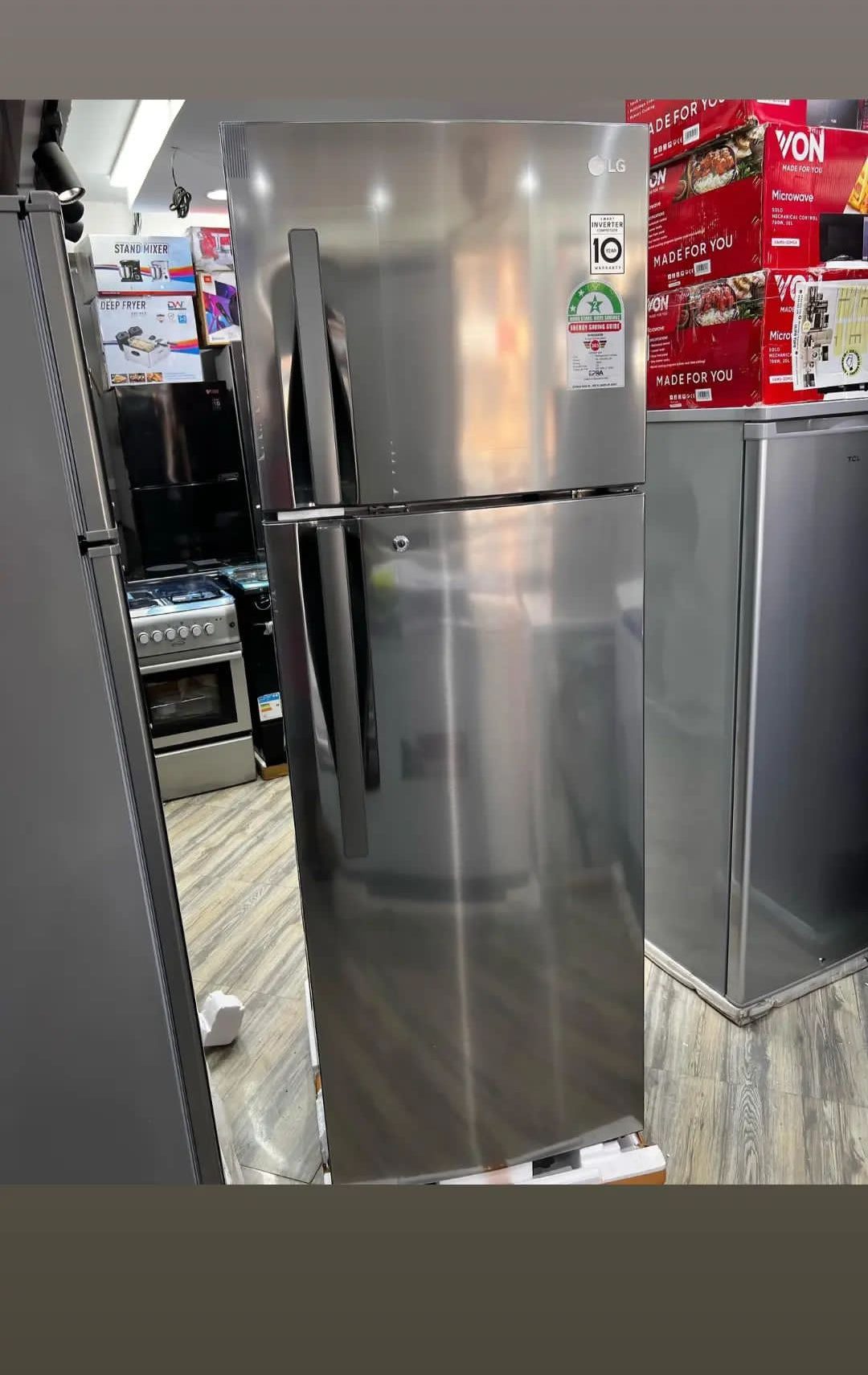 LG GL-G442RLCM Double Door Fridge, 327L