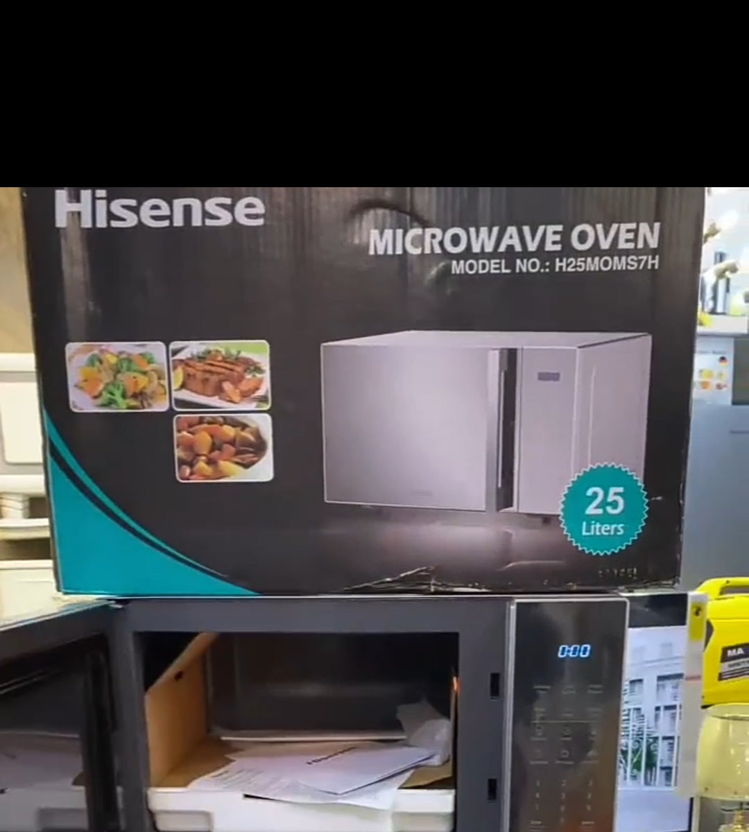 Hisense H25MOMS7H 25L Microwave Oven