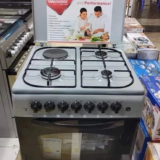 Ramtons 3g+1e 60×60 Silver Cooker- Rf/406