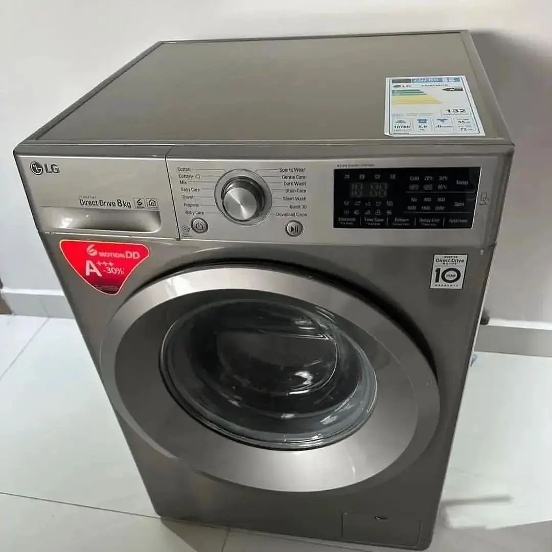 LG F4R3TYG6P 8Kg Front Load Washer, AI DD