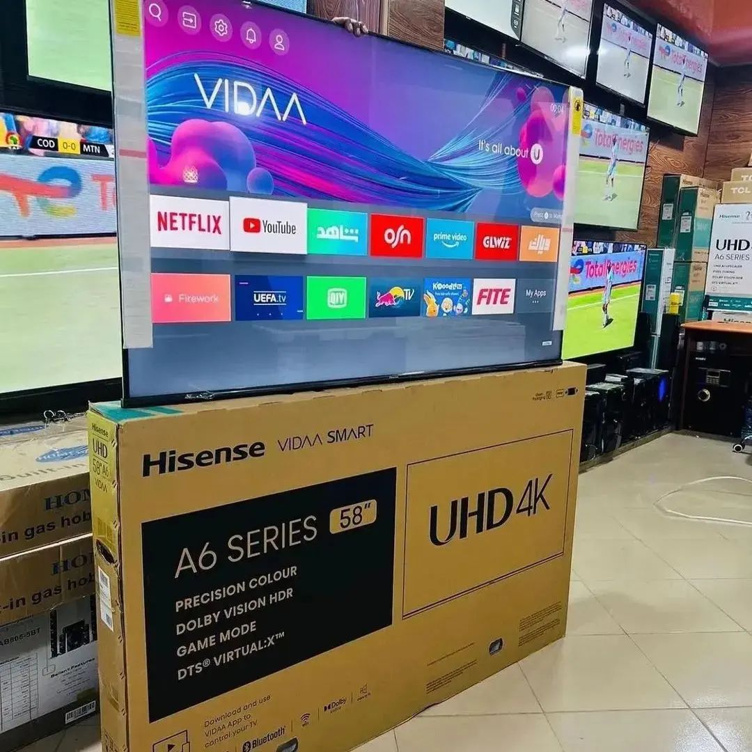 Hisense 58inch Smart TV 4K UHD Frameless 58A62GS