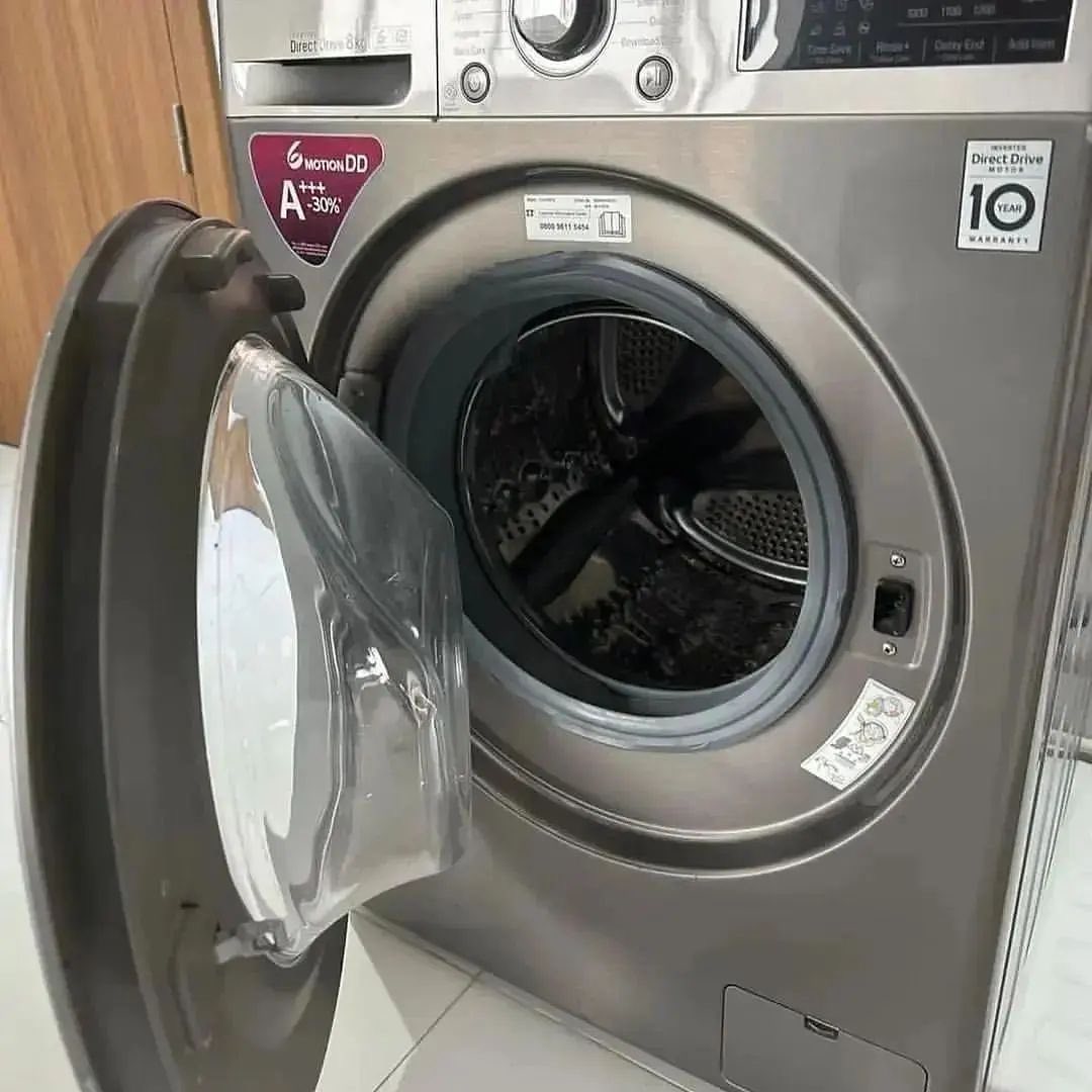 LG F4R3TYG6P 8Kg Front Load Washer, AI DD