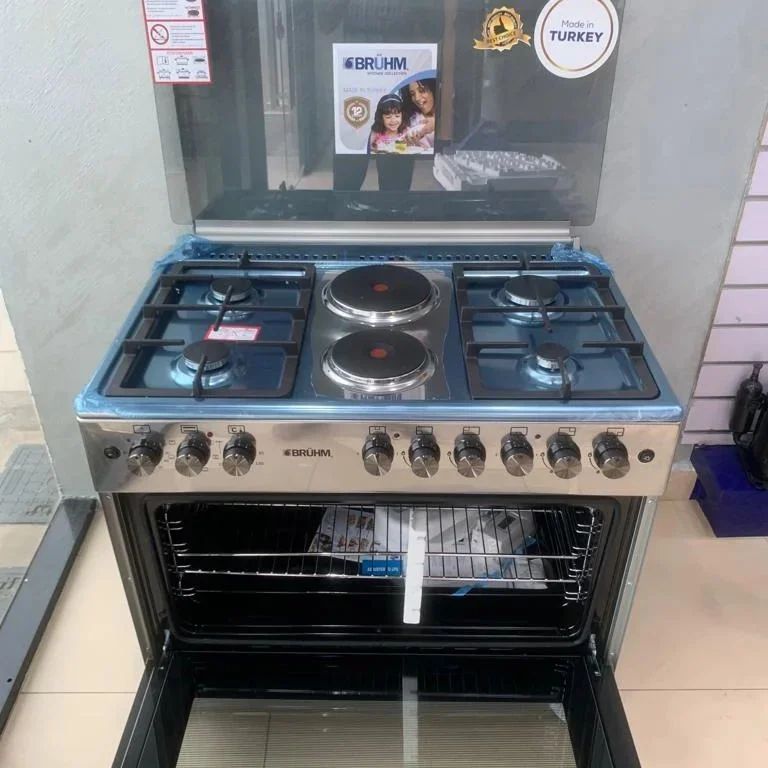 Bruhm BGC-9642NGX 4 Gas + 2 Electric Standing Cooker – Gadget world